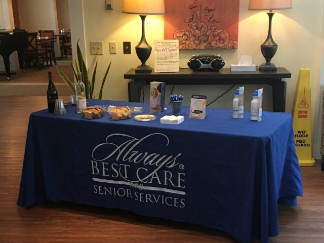 Always Best Care Memphis at the Wine Down event