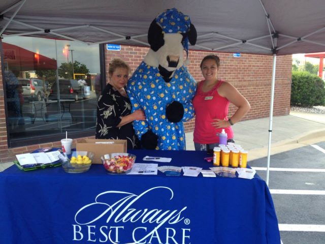 Always Best Care Midlands at a Chick-Fil-A Event