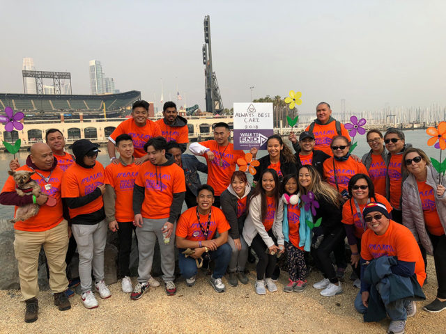Always Best Care Peninsula at the 2018 Walk to End Alzheimer’s