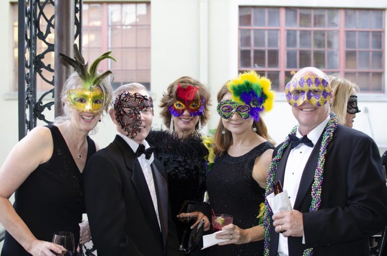 Florida Representing on the balcony over Bourbon at the Masquerade Ball ...