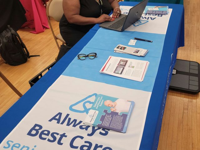Always Best Care Senior Services Fort Bend County, Katy & West Houston attending a Health Fair