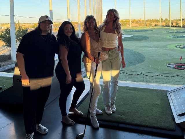August 2025 trainees take a break to play some Top Golf