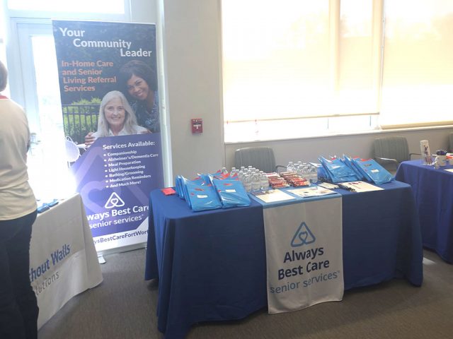 Richard Soliz Showing off his Branded Materials